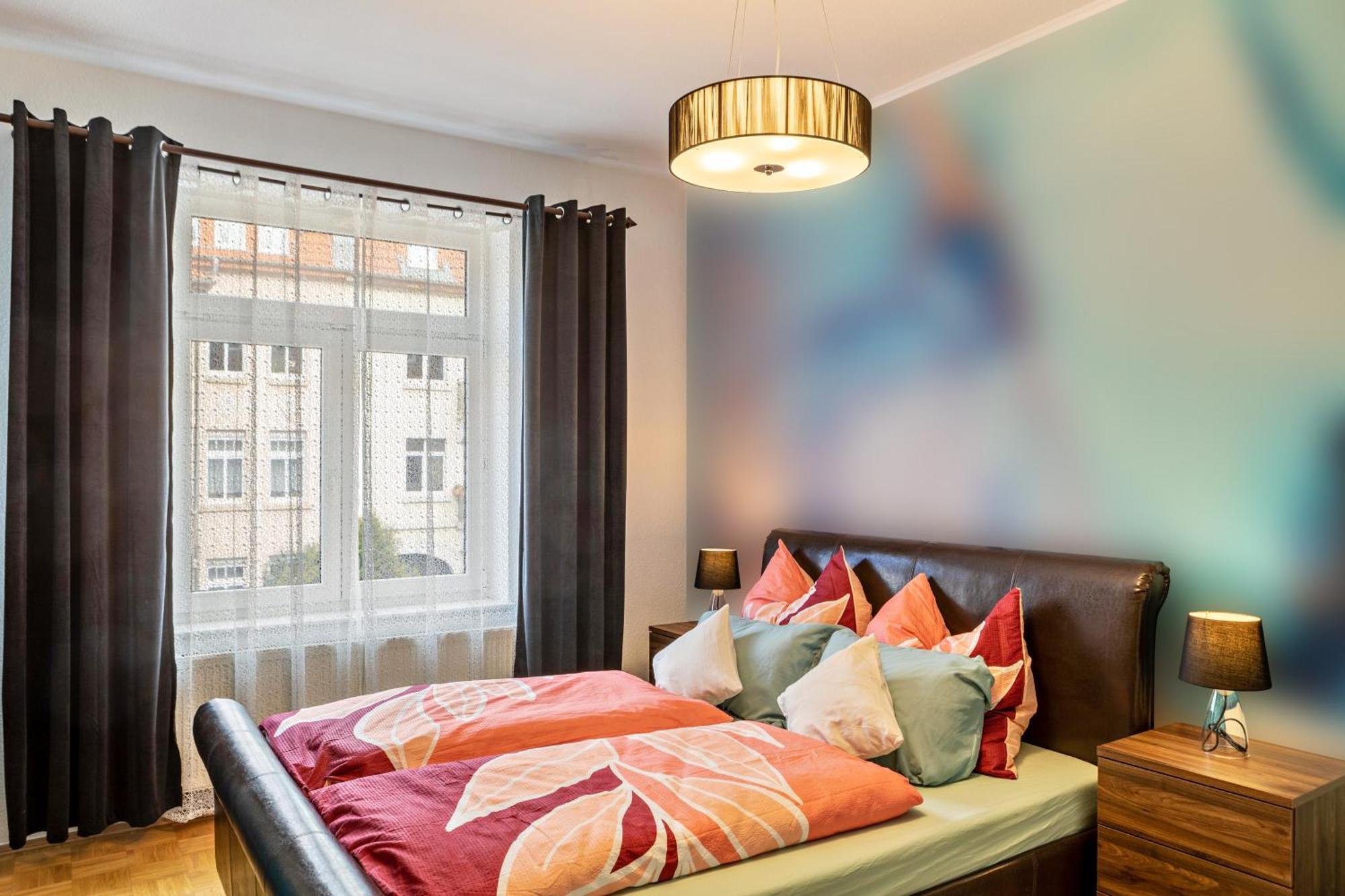 Balkon Apartment Shanti Lu Erfurt Eksteriør billede